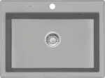 Deante granitinė virtuvinė plautuvė Deante Eridan ZQE S103, Metallic grey