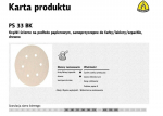 KLINGSPOR LIPAUSIS ABRAZYVINIS DISKAS 150mm PS33BK gr.180 GLS3/100vnt.