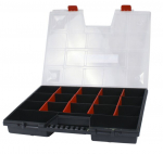 Organizer su rankena, 18 skyrelių, 65x390x490 mm