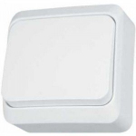 Schneider Electric baltas jungiklis, 10a, 250v, pavir&scaron;inis montavimas