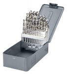 Grąžtų Hss metalui rinkinys 1-13mm, 25 vnt.