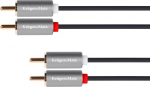 kruger&matz basic 2rca-2rca 3 m kabelis