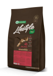 Nature's Protection Lifestyle begrūdis sausas maistas su la&scaron;i&scaron;a senstančioms katėms, 7 kg