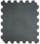 Apsauginis grindų kilimėlis Gymstick Pro 102,7x102,7x1,5 cm, juodas/raudonas