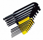 &Scaron;e&scaron;iakampių raktų rinkinys Stanley Hex L 1/16-5/16", 12 vnt