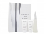 Rinkinys Issey Miyake L&acute;Eau D&acute;Issey moterims: tualetinis vanduo EDT, 50 ml + kūno pienelis, 50ml + du&scaron;o želė, 50 ml