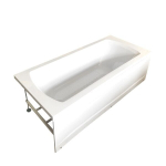 Akrilo vonia 1700 x 750 su sienelėmis (180060)