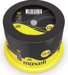 CD-R diskai MAXELL, 700MB, 52X, 80min., 50 vnt., rietuvėje