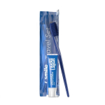 Dantų pastos rinkinys Hiskin Smile More Travel Blue Mint 30 ml + dantų &scaron;epetėlis + kosmetinė