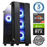 Kompiuteris INTOP Ryzen 5 5500 16GB 1TB SSD M.2 NVME RTX3050 6GB no-OS