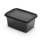 indas su dangčiu ir spaustukais 14x19x9cm 1,5l