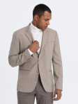 &Scaron;varkas vyrams Ombre Clothing om-blzb-0114, smėlio spalvos