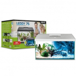 Akvariumas Aquael Leddy D&N 75 105 L, baltas, su įranga
