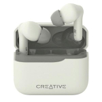 Belaidės ausinės Creative Zen Air Plus, kreminės