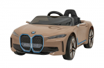 Vienvietis vaiki&scaron;kas elektromobilis BMW I4, auksinis