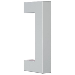 Spintelės rankenėlė vidaXL, 64 mm, sidabrinė