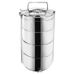 Vakarienės dubuo terminis plienas 4 pakopų 4x900 ml