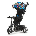 Daugiafunkcis triratukas Kinderkraft Aston Happy Shapes, juodas