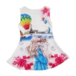 Suknelės mergaitėms, balta