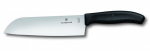 Santoku peilis SWISS CLASSIC, 180 mm, juodas