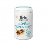 Brit Vitamins Skin&Coat papildai &scaron;unims kailio ir odos priežiūrai, 150 g