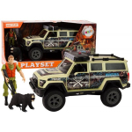 Ma&scaron;inėlė Off-Road Hunting Car Hunter Bear Lights Sounds Beige