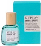 Kvapusis vanduo Replay Source of Life EDP moterims, 30 ml