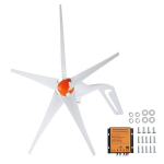 Horizontalios a&scaron;ies vėjo generatorius Vevor, 12V 500W