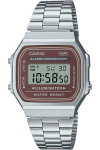 Vyri&scaron;kas laikrodis Casio A168WA-5A Vintage su dėžute, sidabrinis