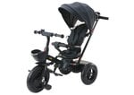 Triratukas vaikams Lean Toys Pro550 juodas, nuo 6 mėn.