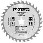 Pjovimo diskas medienai CMT 291; 190x2,6x20; Z32; 10&deg;