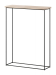 Stalas-konsolė ADRK Furniture Sili, juodas/rudas