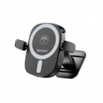 Telefono laikiklis Dudao FW11 automobilinio telefono laikiklis su 15W indukciniu įkrovikliu orlaidei / kabinai - juodas