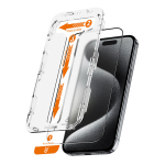 Apsauginis Stiklas - CRONG - EasyShield 2-Pakuotė - iPhone 15 Pro Max - &Scaron;varus - Ekrano Apsauga