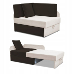 "Denis Duo" vaiki&scaron;ka kampinė sofa-lova transformuojamas konteineris vaiki&scaron;ka lova cubby čiužinys