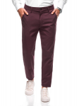 kelnės chino p1474 - tamsiai raudonos