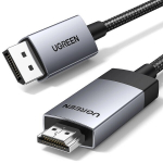 Ugreen DP119 25491 DisplayPort į HDMI 4K 60Hz kabelis 3m &ndash; pilkas