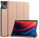 Dėklas Lenovo Tab M11/k11/k11e 10.95" 11" su stovu, auksinės-rožinės spalvos