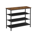 Batų lentyna, VASAGLE, 75x30x71 cm, senovinė ruda-juoda