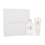 Kosmetikos rinkinys Calvin Klein CK One EDT vyrams/moterims: tualetinis vanduo 100 ml + du&scaron;o gelis 100 ml
