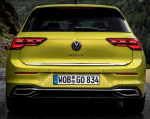 VW Golf VIII, 8 hečbekas - CHROMINĖS Raidės ant dangčio