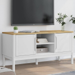 Televizoriaus spintelė floro, balta, 114x43x55cm, pu&scaron;is