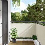 Privatumo suteikianti sodo pertvara, balta, 500x75m, pvc
