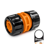 Laistymo žarnų sujungimo adapteris 1" Bradas BLACK LINE