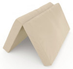 Sulankstomas gimnastikos čiužinys SANRO 100x100x10 cm kreminis, -