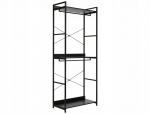 Pastatoma lentyna Signal Meble Rin A, juoda