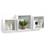 Pakabinamos lentynos i&scaron; kubų, 3 vnt.