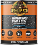Gorilla sealant Waterproof Coat & Seal 946ml, black