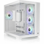 Korpusas PC case - THERMALTAKE - View 380 TG ARGB Snow - Mid tower - ATX - Tempered glass - White