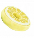 Žaislas &scaron;unims Beeztees Fruity Donut, geltonas, 12x5 cm